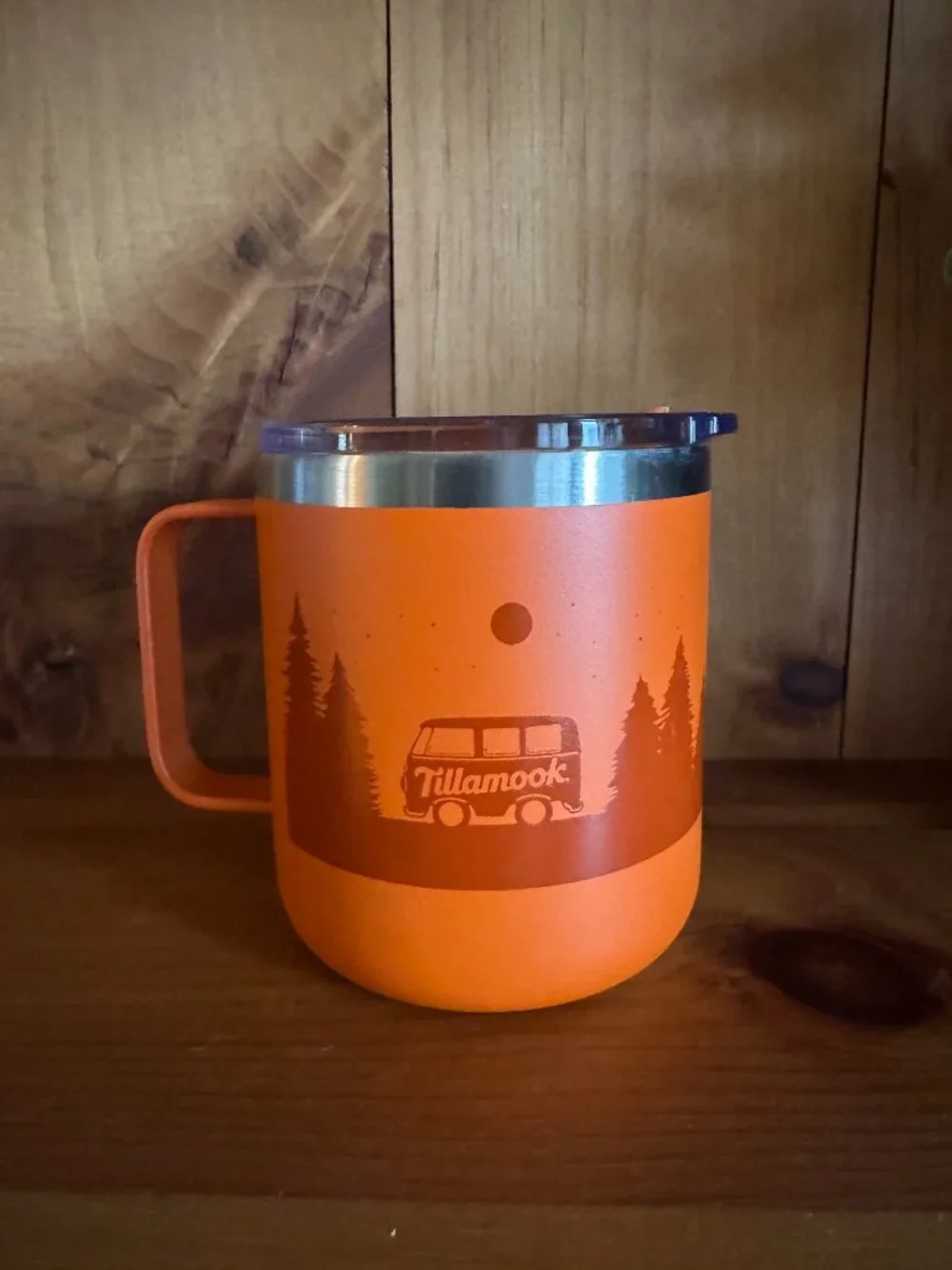 Tillamook Iconic Orange Yum Bus Thermal Mug 12 oz